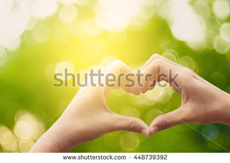 stock-photo-female-hands-heart-shape-on-nature-green-bokeh-sun-light-flare-and-blur-leaf-abstract-background-448739392